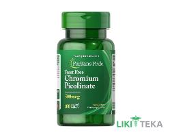 Puritan`s Pride (Пуританс Прайд) Хром пиколинат табл. 500 мг №100