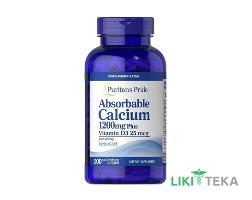 Puritan`s Pride (Пурітанс Прайд) Кальцій Вітамін D3 капсули №100