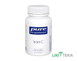 Pure Encapsulations (П`юр Енкапсулейшнс) Залізо та Вітамін С капсули №60