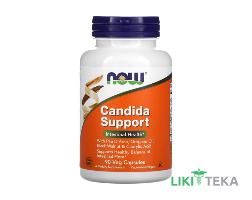 NOW (Нау) Поддержка кишечной флоры Кандида супорт веганські капсули №90