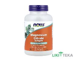 NOW (Нау) Magnesium Citrate (Магния Цитрат) капсулы 400 мг №90