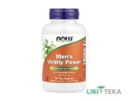 NOW (Нау) Сила чоловічої мужності (Men`s Virility Power) веганські капсули №60
