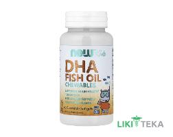NOW DHA (Нау Омега ДГК) для дітей капс. жув. в формі рибок з фруктовим смаком фл. №60