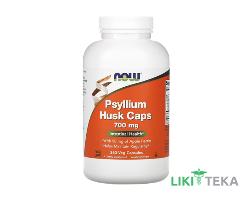 NOW (Нау) Psyllium Husk (Псиллиум) веганские капс. 700 мг №360