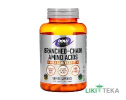 Now Sports (Нау Спортс) Амінокислоти з розгалуженим ланцюгом BCAA веганські капс. 650 мг №120