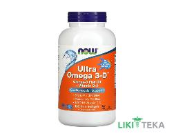 NOW (Нау) Ultra Omega-3D (Ультра Омега-3Д) капс. мягкие №180