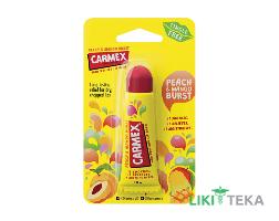 Бальзам для губ Carmex (Кармекс) Персик и манго 10 г тюбик