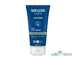 Weleda (Веледа) Чоловічий гель очищаючий 2-в-1 чоловічий для обличчя та бороди, 100 мл