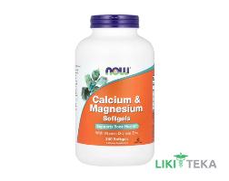 NOW (Нау) Кальций и Магний с витам. D и Цинком капс. №240