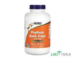 NOW (Нау) Psyllium Husk (Псиллиум) веганские капсулы 500 мг №500