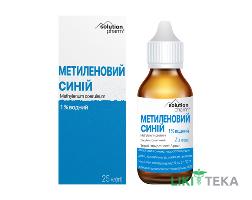Метиленовый Синий Solution pharm раствор д/внеш. исп. водн. 1 % по 25 мл