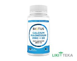 Biotus (Биотус) Комплекс Кальций, магний, цинк и витамин D3 капсулы №100