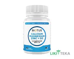 Biotus (Биотус) Комплекс Кальций, магний, цинк и витамин D3 капсулы №60