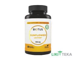 Biotus Lecithin Sunflower (Біотус Лецитин соняшниковий) капс. 550 мг фл. №60