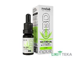 Рестлаб КБД (Restlab CBD) масло 10% капли пероральные 10 мл