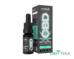 Рестлаб КБД (Restlab CBD) масло 20% капли пероральные со вкусом мяты 10 мл
