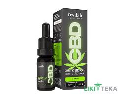 Рестлаб КБД (Restlab CBD) масло 30% капли пероральные 10 мл