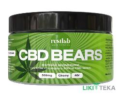 Рестлаб КБД (Restlab CBD) Желейные мишки з канабидиолом со вкусом яблока 40 г