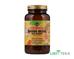 Солгар (Solgar) Гинкго Билоба экстракт веганські капсули №180
