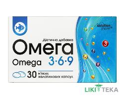 Омега 3-6-9 Solution Pharm капс. м`як. желат. №30 (10х3)