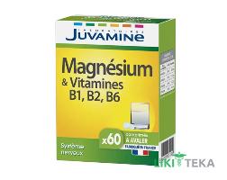 Juvamine (Жувамін) Магній + Вітаміни В1, В2, В6 таблетки №60