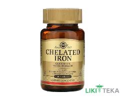 Солгар (Solgar) Заліза хелат табл. фл. №100