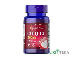 Puritan`s Pride (Пуританс Прайд) Коэнзим Q-10 200 мг гелевые капсулы №60