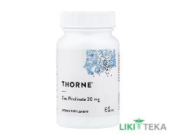 Thorne (Торн) Zinc Picolinate (Цинк Пиколинат) капсулы по 30 мг №60