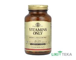 Солгар (Solgar) Витамины Онли (Vitamins Only) веганські капсули №90