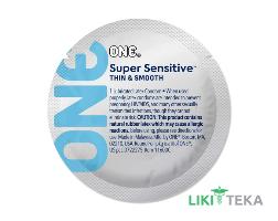 Презервативы One Super Sensitive ультратонкий №1