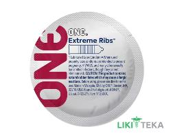 Презервативы One Extreme Ribs экстремально ребристый №1