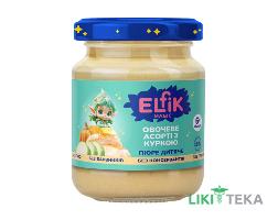 Пюре Elfik Magic Овочеве асорті з куркою 100 г