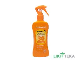 Бабария (Babaria) спрей сонцезахисний SPF30 солнцезащитный с витамином Д 200 мл