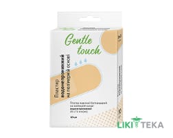 Пластырь бактерицидный Gentle touch (Джентл тач) водостойкий на полимер. основе 25 мм х 72 мм №10