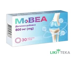 Мовеа таблетки по 800 мг №30 (15х2)