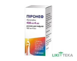 Піронеф розчин д/інф. 100 мг/мл по 4 мл (400 мг) №1 у флак.