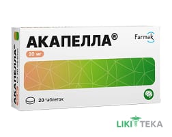 Акапелла таблетки по 0,02 г №20 (10х2)