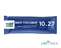 Бинт гіпсовий MedTextile 10 см х 2,7 м №1