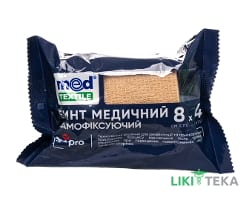 Бинт самофіксуючий когезивний медичний MedTextile 8 см х 4 м бежевий №1