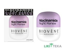 Біовен (Biovene) Крем для обличчя відновлюючий з ніацинамідом нічний 50 мл