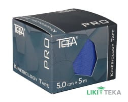 Бинт медицинский адгезивный Тета (Teta) 5 см х 5 м, синий