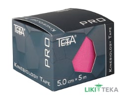Бинт медицинский адгезивный Тета (Teta) 5 см х 5 м, розовый