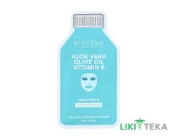 Биовен (Biovene) Маска для лица тканевое алоэ и витамином Е 25 мл