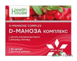 D-Маноза Комплекс (Health House) Хелз Хаус капсулы №30