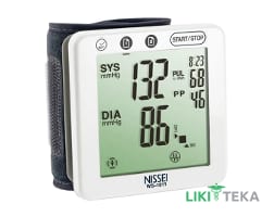 Тонометр Nissei (Ніссей) WSК-1011 автоматичний на зап'ястя зі збільшеною манжетою