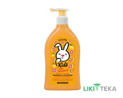 Саносан Кидс (Sanosan Kids) 2 в 1 Шампунь-гель детский Грейпфрут 400 мл