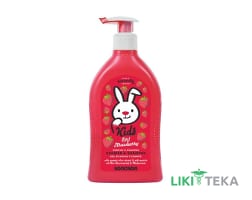 Саносан Кідс (Sanosan Kids) 2 в 1 Шампунь-гель дитячий Полуниця 400 мл